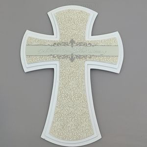 25th Anniversary cross gift wall hanging decor